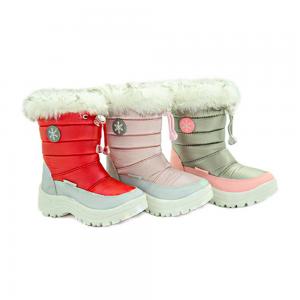 China Winter Warm Women'S Genuine Leather Non Slip Ankle Boots Waterproof supplier