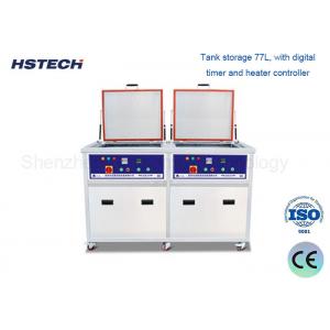 SUS Stainless Steel 77L Ultrasonic Cleaning Machine with 3000W Heating Power