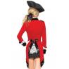 China Military Red Coat Womens Sexy Costumes Halloween Party Dress wholesale