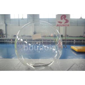 China Clear TPU Inflatable Water Walking Ball With Durable Tizip Zipper supplier