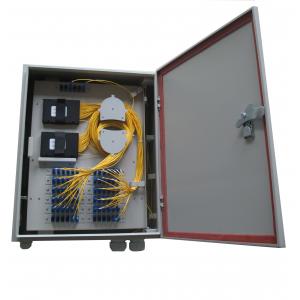 China Cold rolling steel sheet 1*64 Fiber Optic Terminal Box installed with 1*32 , 1*64 PLC ABS packing splitter wholesale