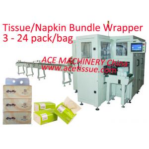 Fully Automatic Soft Facial Tissue Packing Machine Multiple PE Bags PLC Control