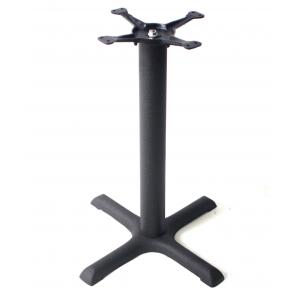 China Black Restaurant Table Base Cast Iron Commercial Table Legs Shape Customized supplier