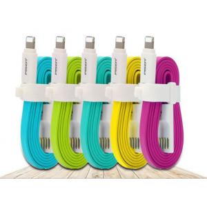 Pisen colored lightning USB cable for Iphone Xs Max/XR/X(S)/8(plus)/7(plus)/6S(plus)/6(plus)/5(S,C)/Ipad air/mini