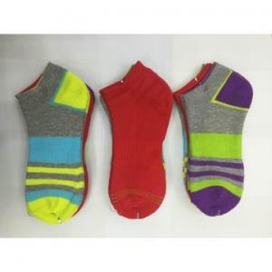 Customized logo, design, color knitted 100% Cotton Stripe Sports Socks