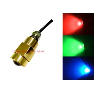 China High Lumen Brass Drain Plug Copper Boat Underwater LED Lights With CREE Chips 9W supplier
