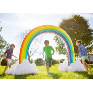 Home Backyard Waves Inflatable Rainbow Arch Sprinkler For Kids