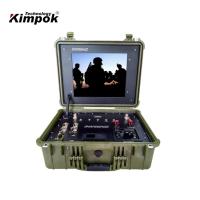 China Monitoreo de 17 pulgadas Receptor de video inalámbrico de un canal COFDM con receptor AV de alta definición y contraseña definida por el usuario AES on sale