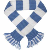 China 50cm Winter Wool Free Striped Scarf Knitting Pattern With Embroidery Logo on sale