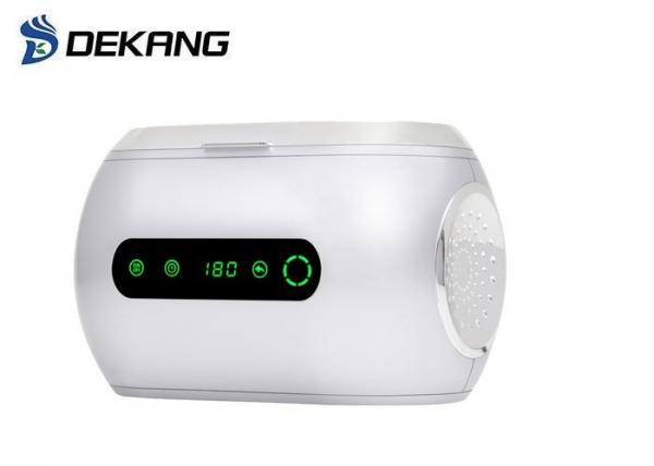 White 6L Household Ultrasonic Cleaner , Mini Plastic Cleaning Machine CE Passed