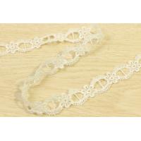 China Symmetrical Lace Edging By The Metre Multifeature Ivory Color Interlining on sale