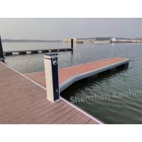 Dock flottant de HDPE de Decking composé commercial stable de docks flottants