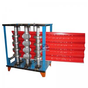 China Simple Vertical Automatic Crimp Machine Roof Panel Curving Machine supplier