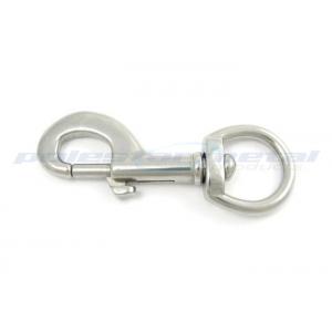 China Customized 304 Stainless Steel Carabiner Snap Hook D Ring Swivel For Handbag supplier