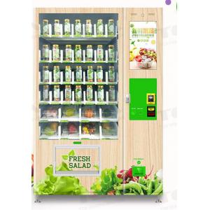 China Unmanned Service Automatic Fresh Salad Vending Machine With Lift System supplier