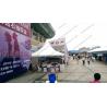 High Peak Outdoor Exhibition Tents White PVC Cover Aluminum Frame For Car