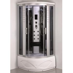 Comtemporary Steam Room Shower Combo With Whirlpool Tub ABS Tray Material