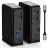 China Thunderbolt 3 Dock Dual 4k 60hz 2 RJ45 Gigabit Ethernet wholesale