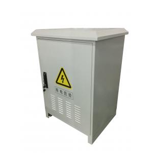 China Steel Outdoor IP55 Power Enclosure 640 X 525 X 800 Mm , Outdoor Telecom Equipment Cabinets supplier