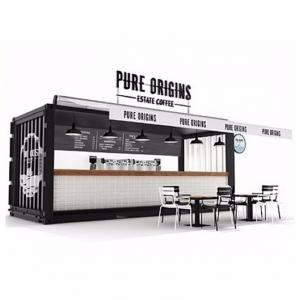 China Prefabricated 20 Ft Container Refitted Coffee Shop supplier