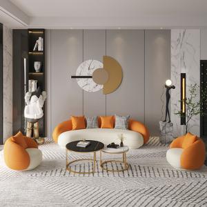China Encrassement de Sofa Set Teddy Fleece Anti de tissu de négociation de studio supplier