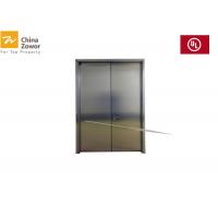 China 30Min 120mm Frame 45mm Leaf Fire Resistant Glass Door on sale