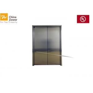 30Min 120mm Frame 45mm Leaf Fire Resistant Glass Door
