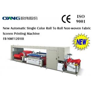 Automatic Roll to Roll Non-Woven Fabric Screen Printing Machine for shopping bag