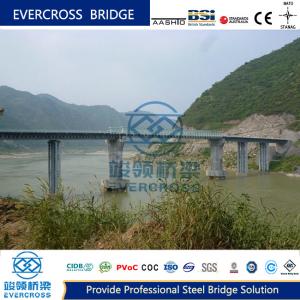 Load Capacity Prefabricated Steel Bridge With Simple Structure Modular Design