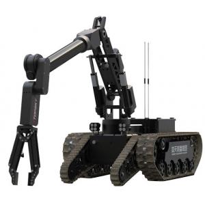 100kg Counter Terrorism Equipment EOD Robot Crawler Swing Arm 100m Wire Control