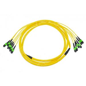 12 Cores MPO Fiber Patch Cable For Data Center Cabling Interconnection