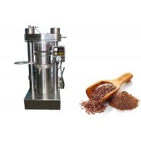 China 1100W Camellia Oil Hydraulic Oil Press Machine Mustard Oil Processing Machinery on sale