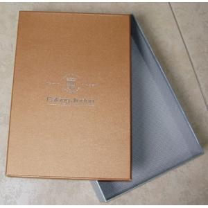 China Logo Silver Foil Stamping Cardboard Box ,  Box Packaging For Textile T-shirt supplier