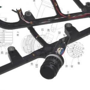 Customized Detroit Injector Wire Harness Cylinder Head Wire Harness Assembly