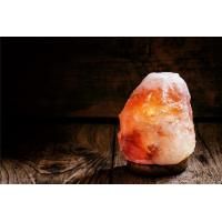 China Large Himalayan Salt Lamp Organic Material , Pink Crystal Salt Rock Lamp Night Light on sale