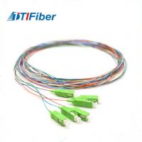 China SC/APC Pigtail Fibra Optical 6 Fiber SM Multi Color 3 Meters Length ROHS Certificated on sale