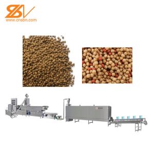 China Automatic 500kg/H Double Screw Floating Fish Feed Machine wholesale