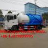 China Dongfeng LHD 6 wheels dongfeng sewage vacuum suction tank truck 12m3 for sale, China made sludge tanker truck for sale wholesale