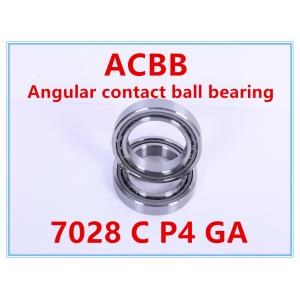 7028 C P4 GA Angular Ball Bearing 1000RPM-2000RPM High Speed