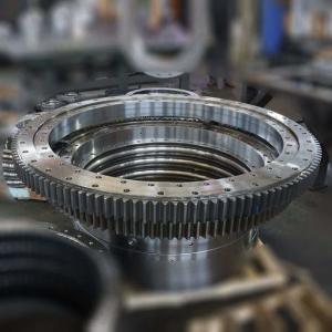 high precision slewing bearing, single row ball type slewing ring, swing bearing