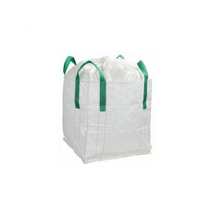 China PP Empty 1 Tonne Bulk Bags White Jumbo Flexible Intermediate Bulk supplier