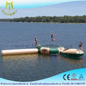 China Hansel perfect plastic kids inflatable pool and slide for family supplier