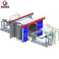 China Shuttle Rotational Molding Machine For Lining Plastic PTFE Steel Pipe on sale