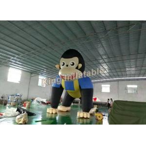 Giant 6m High Event  Inflatable Monkey / Inflatable Animal Cartoon For Advertising