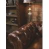 China Oversized Top Grain Leather Sofa , Modern 3 Seater Leather Sofa Brown Long Lifespan wholesale