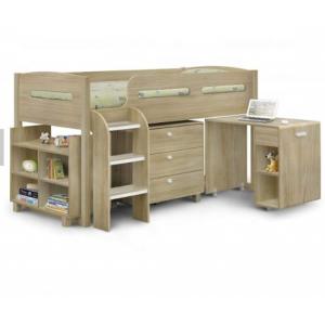 Factory Cheap Price Latest Design Kids Bunk Bed with Desk and Storage