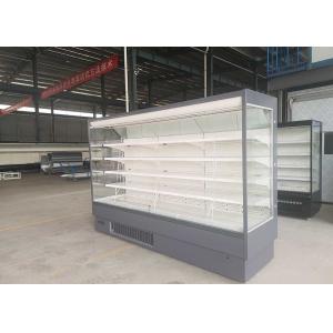 Open Front Air Cooling Multideck Display Cooler Automatic Defrost