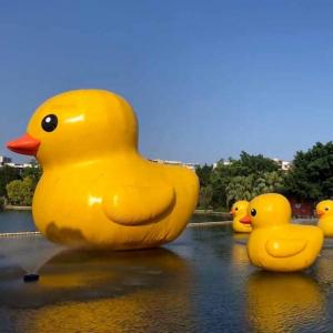 Custom Floating Airtight Inflatable Yellow Duck Giant Rubber Duck For Advertising