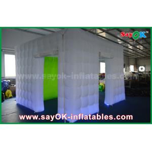 Inflatable Photo Studio Giant 3.5 X 3.5 X 2.5m Cube Inflatable Photo Booth With Green Background