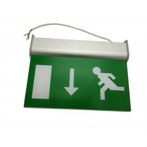 China Commercial Battery Operated Aluminum Exit Sign For Teaching Buildings supplier